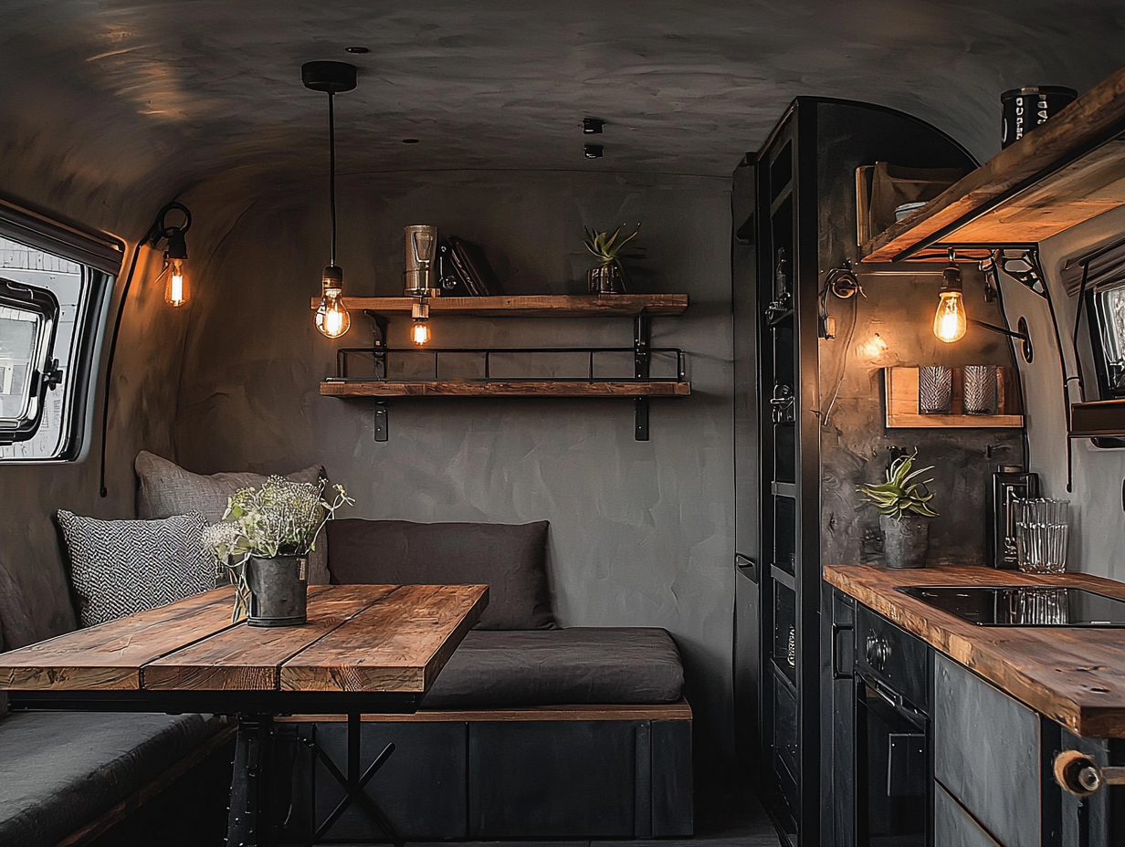 Caravan restyling in INDUSTRIAL stijl β Stoer & raw