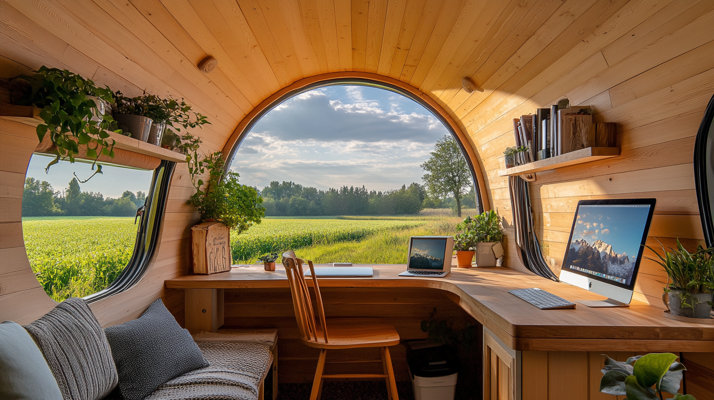 Caravan restyling in KANTOOR stijl β Professioneel & productief